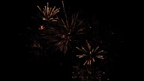 975039 Fireworks at Deauville in Normandy, Real Time