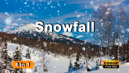 Realistic Falling Snow Particles Overlay