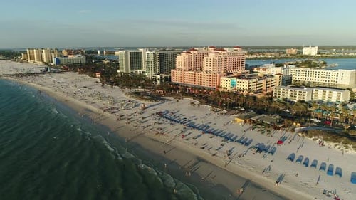 Aerial view of Clearwater Beach
