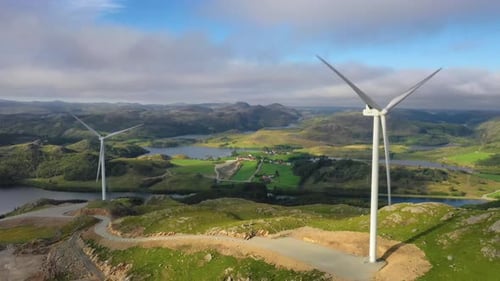 Molinos de viento para la producción de energía eléctrica Noruega