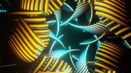 Estroboscópico Abstracto Onda Surrealista Futurista Multicolor Psicodélico Hipnótico VJ Seamless Loop Fondo