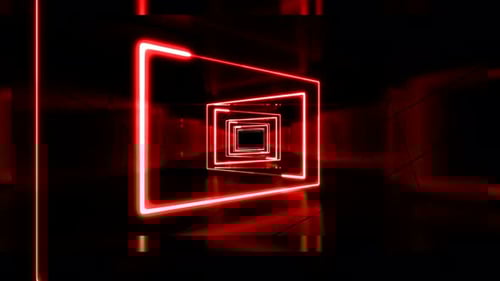 Circuito de túnel rojo