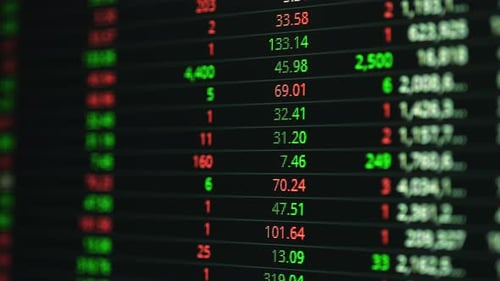Financial stock chart background,