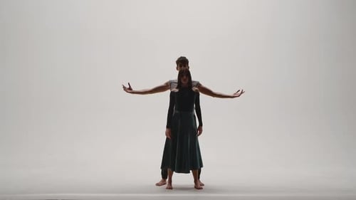 Man and Woman Contemporary Dance Routine