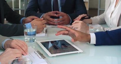 Arbeiten auf dem Tablet