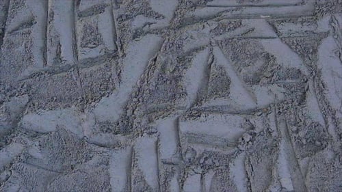 Gray Powder Surface with Etchings Top Shot