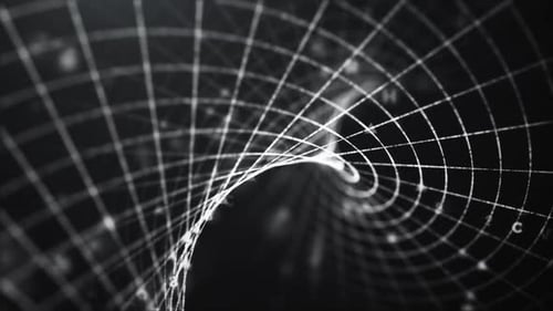 Abstrakte Technologie ABC Hintergrundschleife