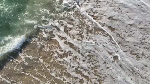 Texture of the sea and a beautiful day color