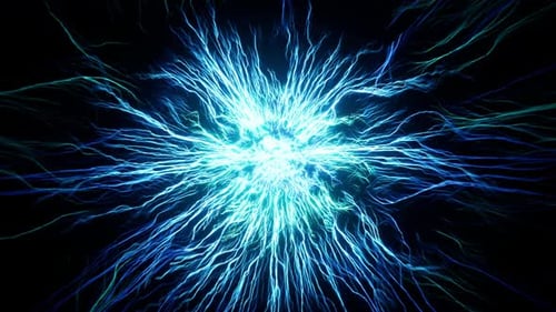 Abstrakter Sci-Fi-Tunneleffekt für das Nervensystem 4K 01