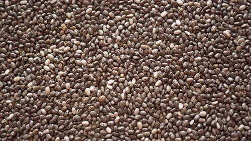 Rotation Macro Chia Seeds