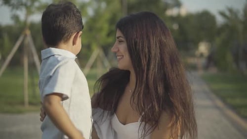 Happy Mother Sun Talking Sunlight Summer Park