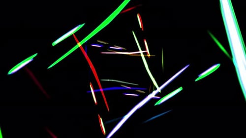 Fondo abstracto con garabatos ligeros Loop