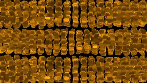 abstrakte Partikel bewegen sich für Hintergrund 4K