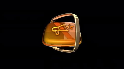 Modern 3D New Update Notification Icon Animation