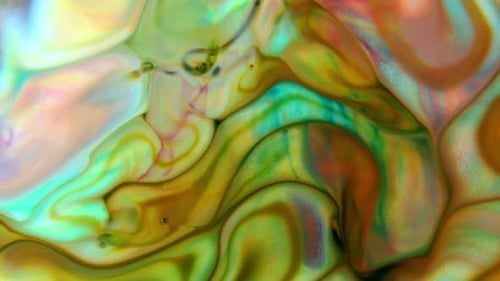 Abstract Swirl of Colorful Paint
