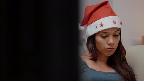 Close Up of Unhappy Person Working on Laptop