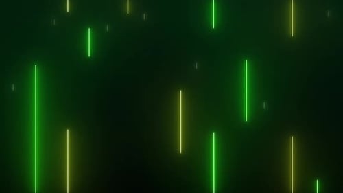Vibrant Falling Neon Lines Dynamic Loop Background Animation
