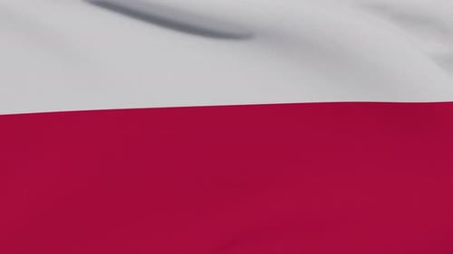 Flagge Polen Patriotismus Nationale Freiheit Seamless Loop