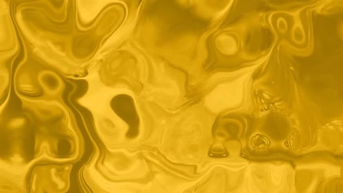 Abstract Golden Liquid Fluid Swirl Loop Background