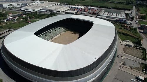 Aerial Football Stadium