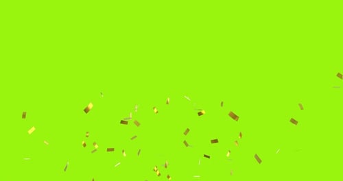 Confetti falling