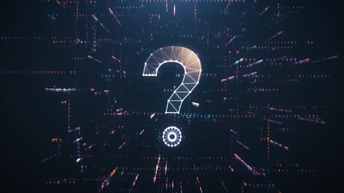 Digital Animation of the Question Mark