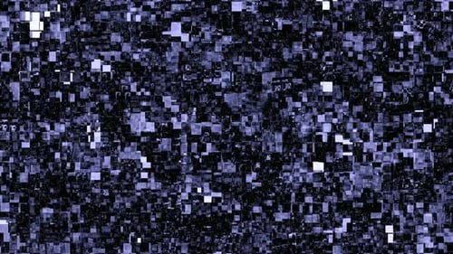 Animated Block Black Background