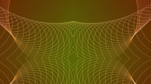 Geometric ribbon line morphing animation. Ribbon line geometric colorful line. Vd 754