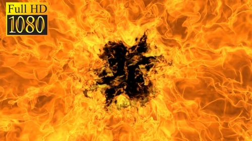 Dynamic Fire Burst Explosion Transition Effect