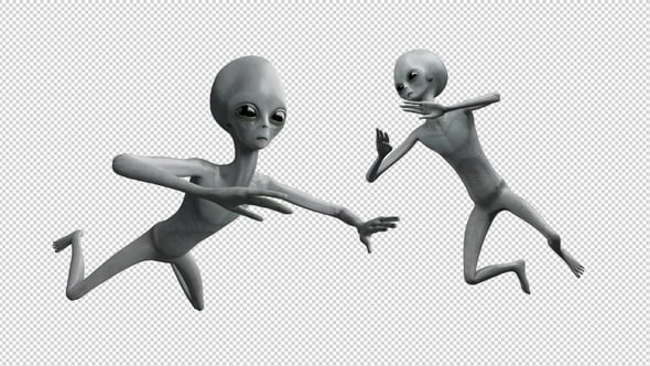 Alien Floating, Elements Motion Graphics ft. alien & extraterrestrial ...