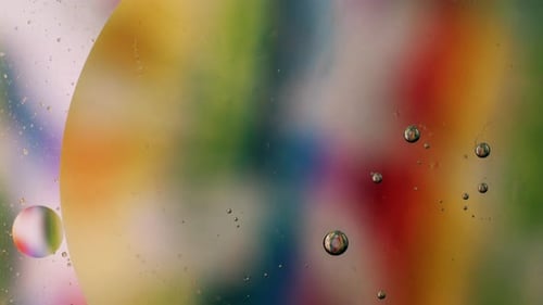 Oil and Paint Macro Bubbles