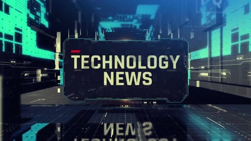 Technology News Bumper With Transition