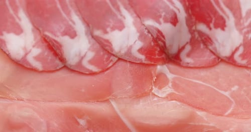 Delicious Cured Meats: Close Up