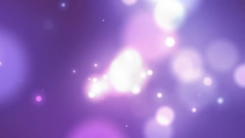 Abstract Glowing Bokeh Particles Background Animation