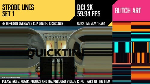 Digital Glitch Line Transitions Pack
