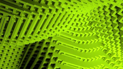 Colors move and make up a figure in abstraction like a spider