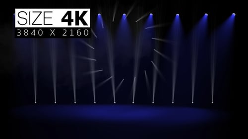 Dynamic Stage Spotlights Background Animation