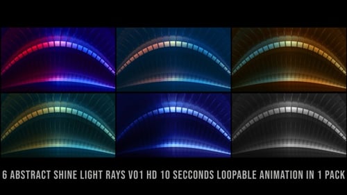 Dynamic Curved Light Panels Background Animation