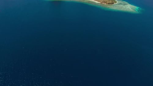 Tropical Island with Sandy Beach, Philippines, Palawan