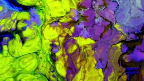 Psychedelic Galactic Paint Texture Background
