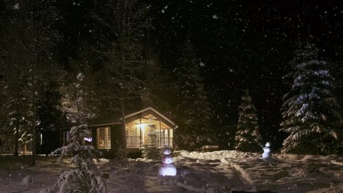 Winter Fairy Tale or A House in the Forest 4K