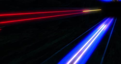 Superschnelle Autonacht-Ampeln.