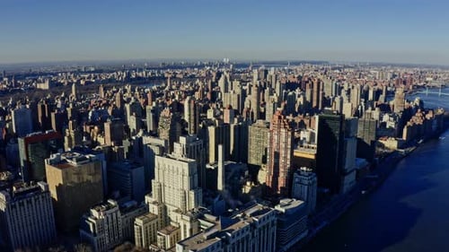 Modern Skyscrapers and Tall Edifices of Megapolis