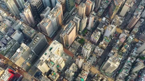 Hong Kong City von oben