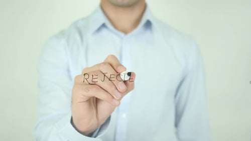 Writing Rejected on Transparent Screen