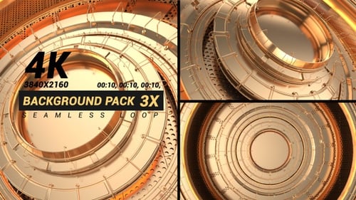 Broadcast Goldish Background