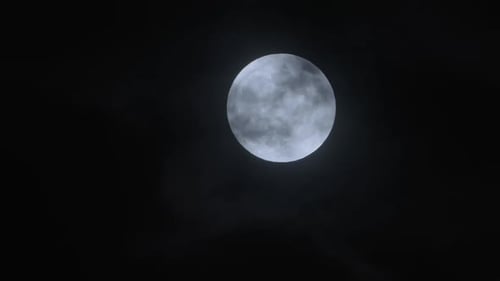 Moon Night Clouds Horror Space Nature Evening Dark Blue