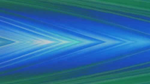 Liquid Abstractions Blue Green and White