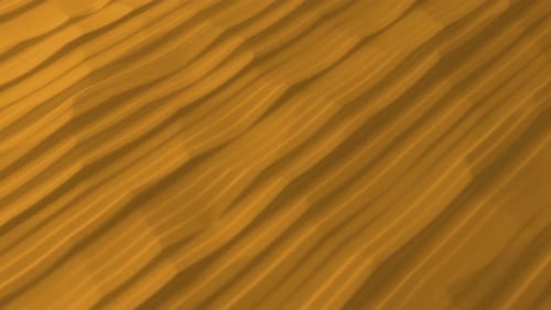 Abstract Fluid Golden Waves Loop Background