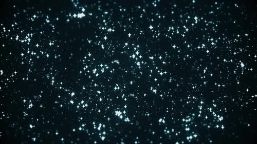 Twinkling Glitter Particles Overlay Background